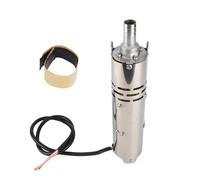 Bomba Sumergible Imán Permanente Eléctrica 12V Solar DC Bomba de Agua Sin Escobillas con Controlador MPPT Incorporado para Riego por Panel Solar Material de Acero Inoxidable (S123T-30)