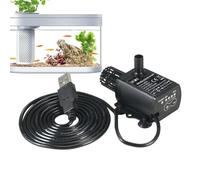 Bomba sumergible impermeable, distribuidor de agua eléctrico, bomba compacta de 2 pulgadas con flujo ajustable, bombas para fuente con motor silencioso, acuario hidropónico, estanque de jardín Rispar