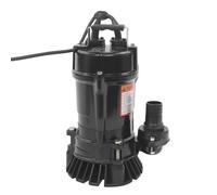 Bomba sumergible para aguas residuales, 550 W, IP68, 16 m³/h, altura de extracción de 15 m, protección integrada contra sobrecalentamiento del motor, para sótano, grupo de sumidero, riego, 2850 rpm