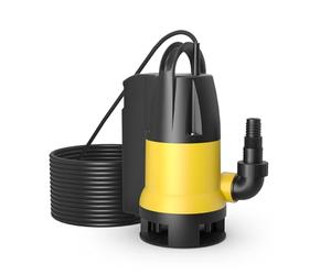 Bomba sumergible para aguas residuales 8000l/h, 400W, altura 5m, transporta partículas hasta Ø35mm