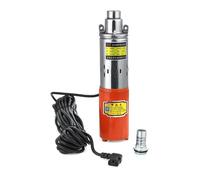 Bomba sumergible pequeña ajustable Bomba de agua solar 80 m 12 V, 24 48 60 250 W pozo profundo gran elevación sumergible tornillo CC for riego agrícola(24V)