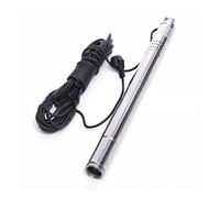 Bomba sumergible pequeña ajustable Bomba de pozo sumergible de 50 mm de diámetro con cuerpo de bomba de acero inoxidable 304 Bomba de pozo profundo sumergible de 1000 l/h Bomba de agua de 2 pulgadas