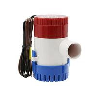 Bomba sumergible pequeña ajustable CC 12 V 1100 GPH, 1 bomba de achique eléctrica para barcos submarinos, yates, sistema de drenaje a prueba de óxido, accesorios