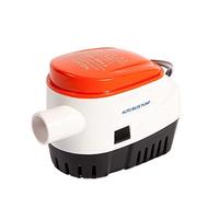 Bomba sumergible pequeña ajustable de 1100 GPH, bomba de sentina automática para barco, 12 V CC, sumergible automático, eléctrico, escape pequeño con interruptor flotante