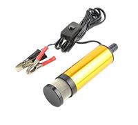 Bomba sumergible pequeña ajustable de 12 V 24 V, mini bomba de aceite eléctrica para bombear agua, carcasa de aleación de aluminio sumergible, transferencia de combustible de 12 l/min (12 V 51 mm)