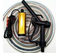 Bomba sumergible pequeña ajustable de 12 V, bomba de aceite, bombas diésel sumergibles, caudal 30 l/min, cable de alimentación de 5 m, minibomba eléctrica de campo for bomba de agua de 12 V.