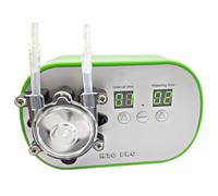 Bomba sumergible pequeña ajustable, dispositivo de riego automático para el hogar, dispositivo inteligente de aspersión y goteo de flores, bomba peristáltica de riego por goteo en maceta, enchufe HP02
