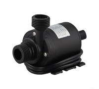Bomba sumergible sin escobillas de ahorro de energía DC 12 V 24 V para pecera, estanque, fuente de acuario con circulación de agua fiable y altura de elevación de 5 m (DC12V)