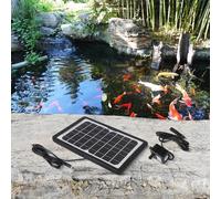 Bomba sumergible solar de 6 W9 V con soporte para circulación de agua de pecera de roca