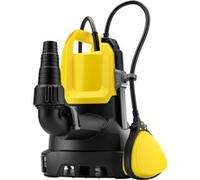 Kärcher SP 16.000 Dual Bomba Sumergible de Agua Sucia con Aspiración en Plano, Caudal: 16.000 l/h, Profundidad: máx. 7 m, Partículas de Suciedad: máx. 20 mm, Agua Restante: 1 mm