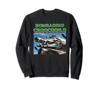 Bombadiro Crocodilo Divertido Italiano Brainrot Meme Gráfico Sudadera