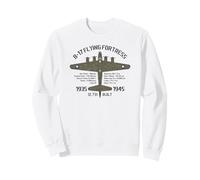 Bombardero B-17 Flying Fortress Segunda Guerra Mundial con especificaciones envejecidas Sudadera