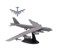 Bombardero Pesado B-52H Stratofortress aleación fundida presiónescala 1/200. Modelo avión Militar Coleccionable Exhibición estática Regalo Educativo Réplica Alto Detalle coleccionistas