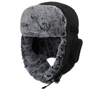 Bombardero Sombrero Mujere Hombre Gorra Ushanka Ruso Orejas Trampero Trappert Cálido Frío Máscara Prueba De Viento Gorro Bomber Hunter Winter Cap