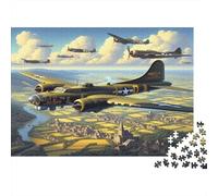 Bombarderos de la Segunda Guerra Mundial Puzzle Mil Piezas para Jóvenes +14 Idea De Regalo Juego De Lógica Polvo Cartón Resistente 52x38cm/1000pcs