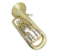 Bombardino Compensador 3+1 Pistones Instrumentos De Latón Con Estuche Rígido Y Boquilla Kit de Bombardino (Color : Gold)