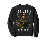 Bombardino Crocodilo Capuchino Asesino Italiano Brainrot Sudadera