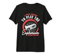 Bombardino I Just Want To Play The Euphonium Camiseta Premium