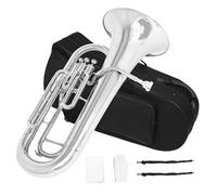 Bombardino Musicales Instrumento Bombardino Bb Bocina Barítono Vertical De 3 Teclas Profesional Con Caja Instrumento Músico Latón