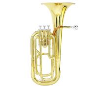 Bombardino Musicales Instrumento Tenor Horn Bb Flat 3 Teclas Vertical Latón Cuerpo Instrumento Accesorios Con Estuche Guantes(Type4 181)