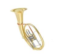 Bombardino Principiantes Euphonium Triple Flat Key Instrumento De Viento Metal Profesional Incluye Accesorios Paño De Limpieza Y Bolsa Para Guantes