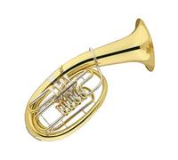 Bombardino Profesional Si Bemol 4 Teclas Planas Latón Lacado Bombardino Dorado Trompeta De Actuación De Orquesta Profesional