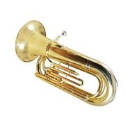Bombardino Profesional Stand Key Euphonium Bb Instrumento De Viento Occidental Plano De Latón Lacado Dorado Con Estuche