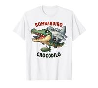 Bombardiro Crocodilo Italian Brainrot Meme Niños Hombres Mujeres Camiseta