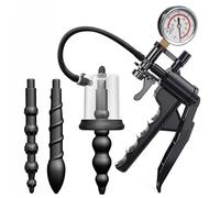 Bombas anales, bombas de vacío con tapón anal, dilatadores anales manuales, estimuladores vaginales y de próstata para parejas amantes(XL)