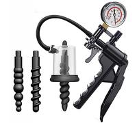 Bombas anales, bombas de vacío con tapón anal, dilatadores anales manuales, estimuladores vaginales y de próstata para parejas amantes(L)