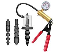 Bombas anales, bombas de vacío con tapón anal, dilatadores anales manuales, estimuladores vaginales y de próstata para parejas amantes(L)