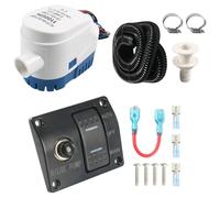 Bombas de achique automáticas de dos velocidades 750 GPH 1100 GPH con sensores automáticos para veleros, yates y barcos pequeños Bombas de achique automáticas para barcos