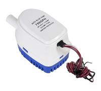 Bombas de achique marinas automáticas ligeras y fáciles de transportar con tasa de flujo de 750 GPH, diseño de bajo ruido para pontón, barcos, barcos de pesca, ventilador de sentina