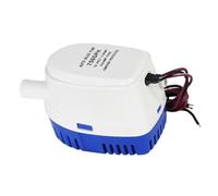 Bombas de achique marinas automáticas ligeras y fáciles de transportar con tasa de flujo de 750 GPH, diseño de bajo ruido para pontón, barcos, barcos de pesca, ventilador de sentina