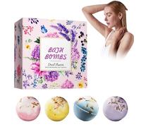 Bombas De Baño, 4 Piezas Bombas De Baño De Burbujas Orgánicas, Bombas De Baño Perfumadas, Bombas De Baño Hechas A Mano, Bombas De Baño Como Aditivo Para El Baño Para Baños De Burbujas Y Spas (4*100g)