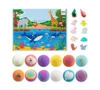 Bombas de baño | con juguete interior colorido burbujeante doce unidades, bolas de baño burbujeantes para y niñas, para el día del niño, cumpleaños, de Acción de Gracias