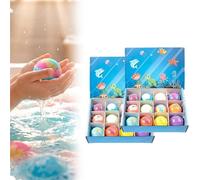 Bombas De Baño For Niños, Paquete De 12 Bombas De Baño Con Primavera Sorpresa En El Interior, Aceites Esenciales Naturales Orgánicos, Relajan E Hidratan La Piel(24pcs)
