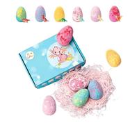 Bombas de baño - hidratante hecha a mano, bolas de baño con juguetes de dinosaurio ocultos, baños calmantes para la piel, juego de golosinas, paquete de regalo de relajación de d