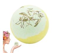 Bombas de baño orgánicas,Bomba de baño de ducha de burbujas con flores secas - Hidratante colorido baño de burbujas efervescente bola de baño para Navidad, día de San Valentín, idea de regalo