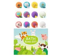 Bombas de Baño para Niños 12 Piezas de Limpiador Corporal Refrescante | Sales de Baño con para utilizar en su hogar, el spa, la bañera, viajes, hotel, niños y niñas