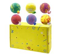 Bombas de Baño para Niños - Con Juguetes Dentro 6 Piezas de Colorida y Aromática,bolas de baño con animales que brillan en oscuridad para niños - Para Bañera, Hogar, Aseo, Spa, Hotel y