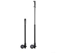 Bombas de choque de aleación de aluminio para bicicleta con calibre 300PSI, bomba de aire de alta presión para bicicleta de montaña, horquilla delantera, suspensión trasera y neumáticos eléctricos