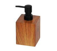 Bombas De Espuma De Resina Premium Dispensador De Botella De Baño Diseño De Madera De Madera Para Champú Accesorios De Nuez Botella