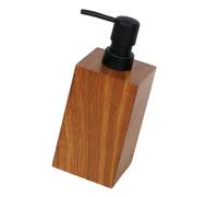 Bombas De Espuma Resina Premium Disput Madera Nogal Para Champú Accesorios Baño Hotel Botella Baño Textura Nogal