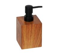 Bombas De Espuma Resina Premium Disput Madera Nogal Para Champú Accesorios Baño Hotel Botella Baño Textura Nogal