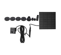 Bombas de fuente solar, flotantes automáticas, con diferentes boquillas para estanques al aire libre y paisajes acuáticos de jardín