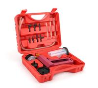 Bombas de vacío de purga de freno manual, probador de líquido automotriz con adaptador de manómetro, herramienta de prueba de mano 2 en 1 para coche, camión, mango ligero