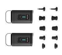 Bombas eléctricas de doble modo con iluminación LED, 5 accesorios de boquilla, alimentadas por USB, adecuadas para inflar en interiores y exteriores, necesita bombas de aire eléctricas cargadas por