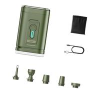 Bombas eléctricas recargables con luz de camping que se infla rápidamente para flotadores de piscina, bombas de aire para inflables tipo C, inflador recargable