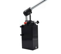 Bombas hidráulicas manuales de acción simple 12-25 - 45 cc, depósito de aceite 1-3-5 L. (E.W. 25 cc 3 L de depósito)